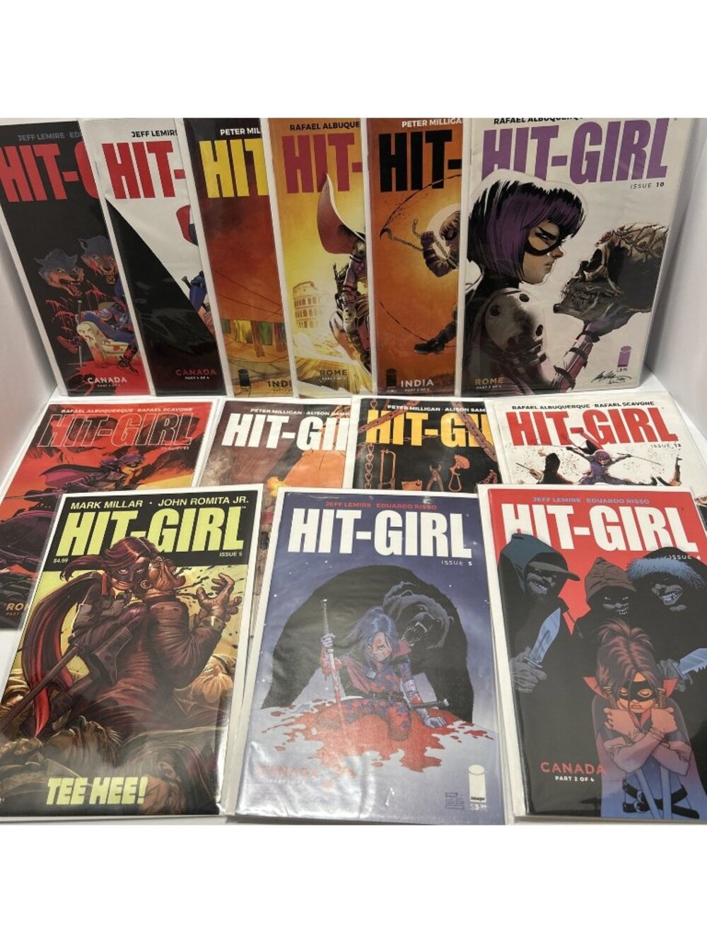 Lot of 15 HIT-GIRL Comic Books IMAGE Lot Of 13  High Grade Nice Books